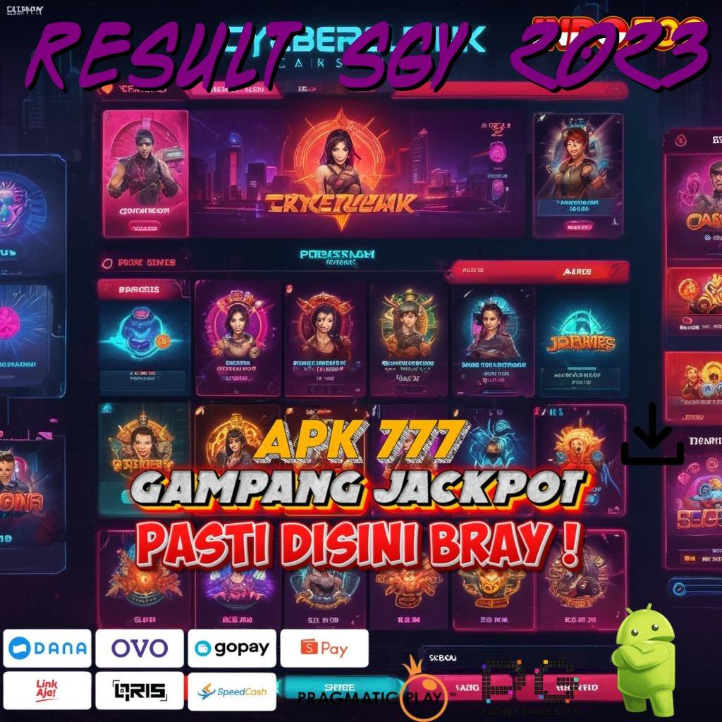 RESULT SGY 2023 Penyedia Layanan Slot Pragmatic dengan RTP Stabil