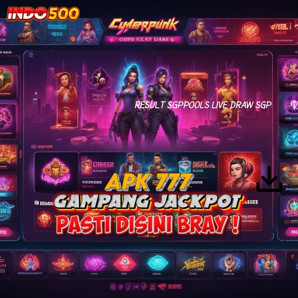 RESULT SGPPOOLS LIVE DRAW SGP ♒ bukti kemenangan tak terelakkan