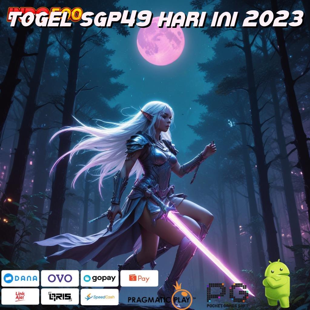 TOGEL SGP49 HARI INI 2023 slot keuntungan jackpot melimpah