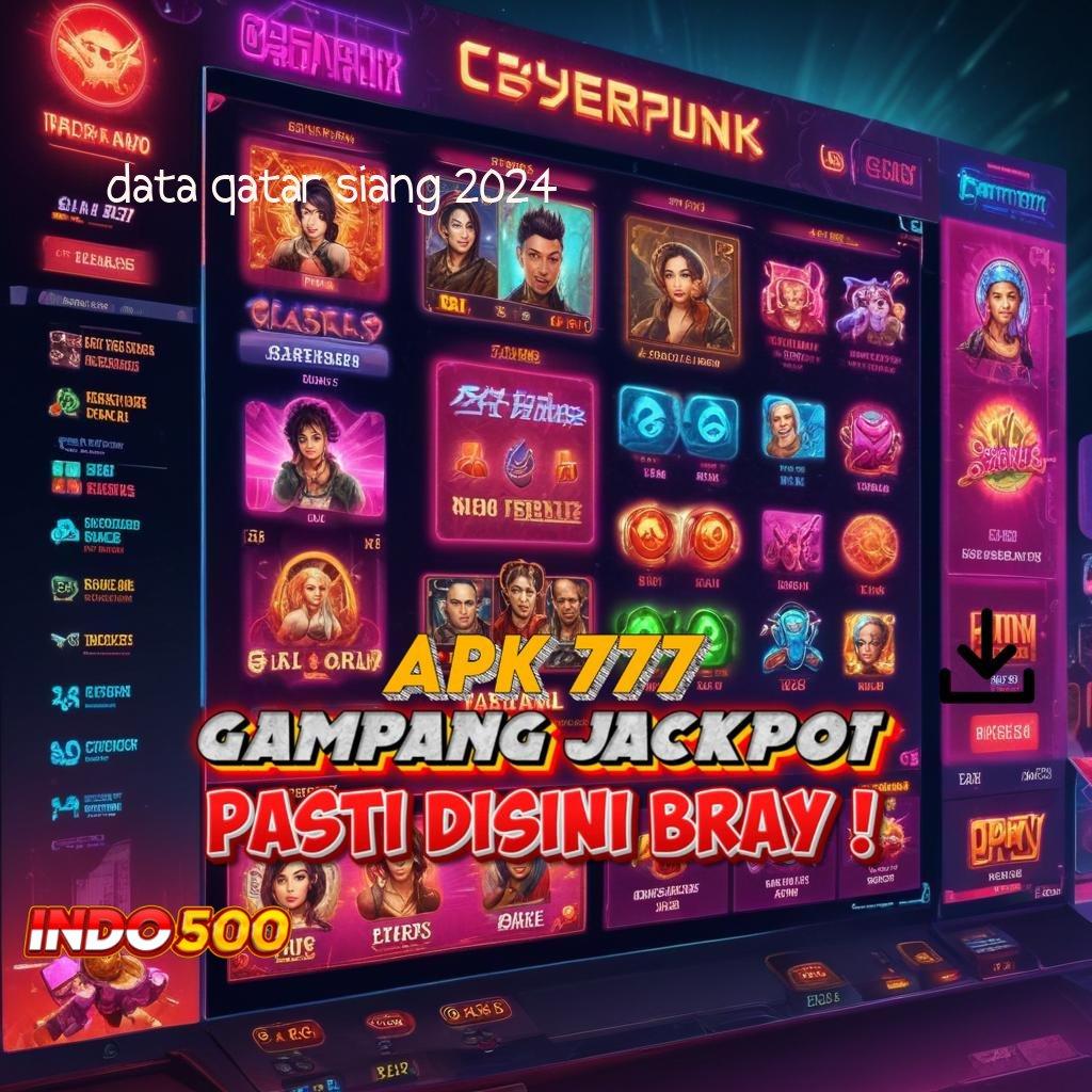 DATA QATAR SIANG 2024 > Pilih Mesin Jackpot Baru Untuk Hasil Instan