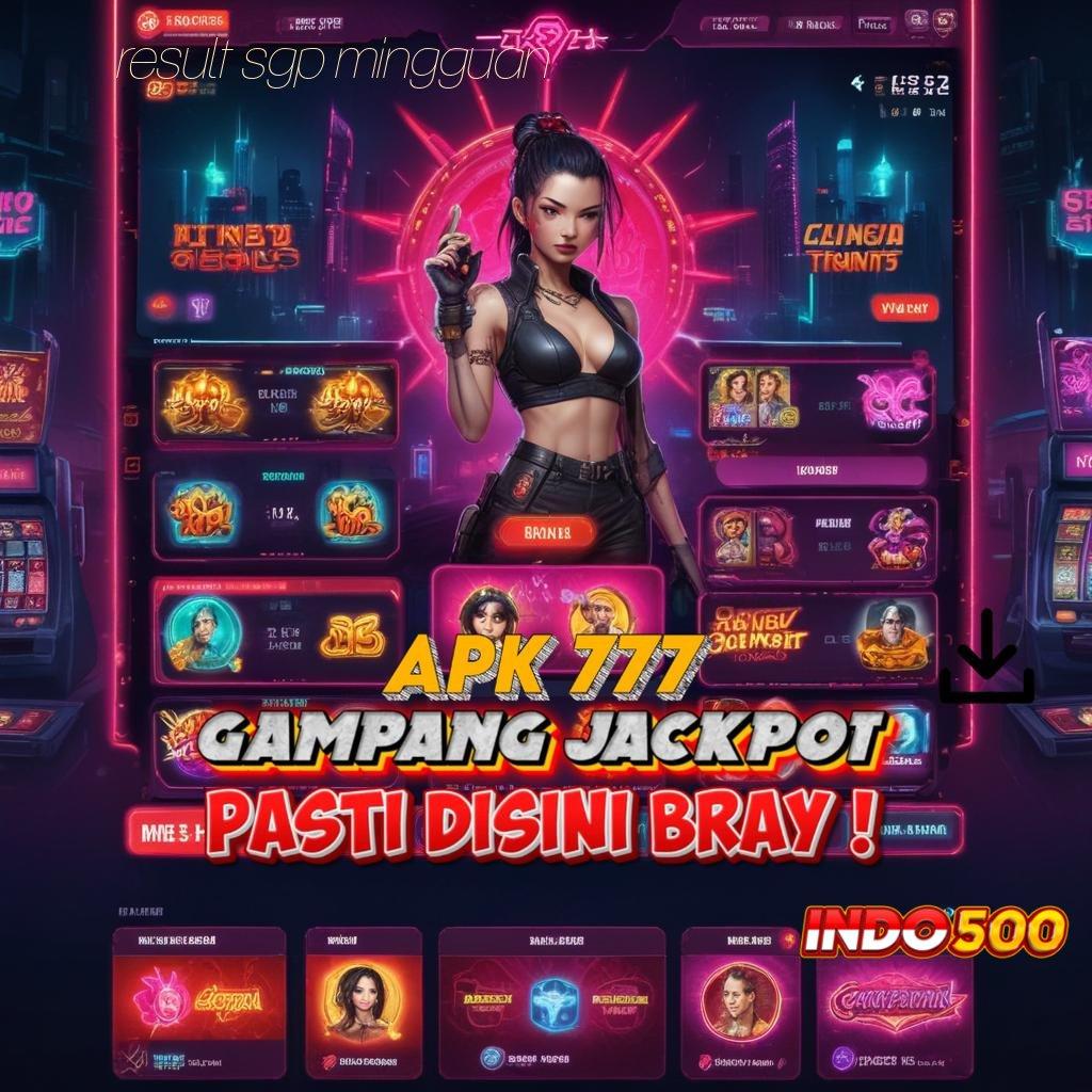 RESULT SGP MINGGUAN WD Keberuntungan Deposit Ada Ameba Bsi