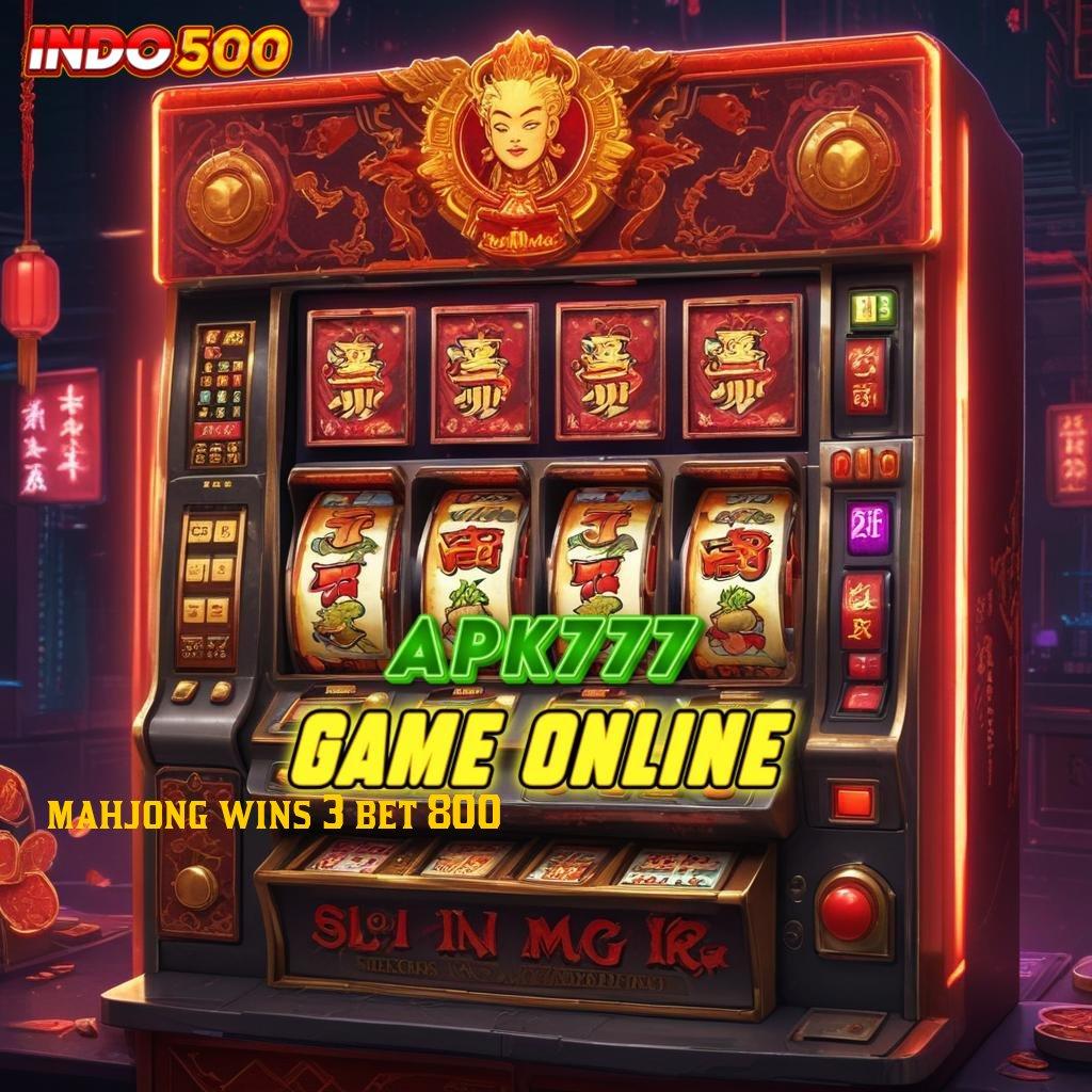 MAHJONG WINS 3 BET 800 | jangan takut kalah